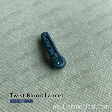 Jarum Twist Lancet Darah Pakaian